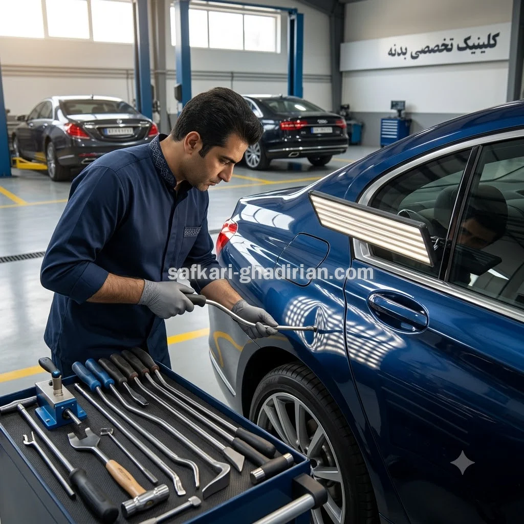 خدمات صافکاری و نقاشی خودرو در تهران