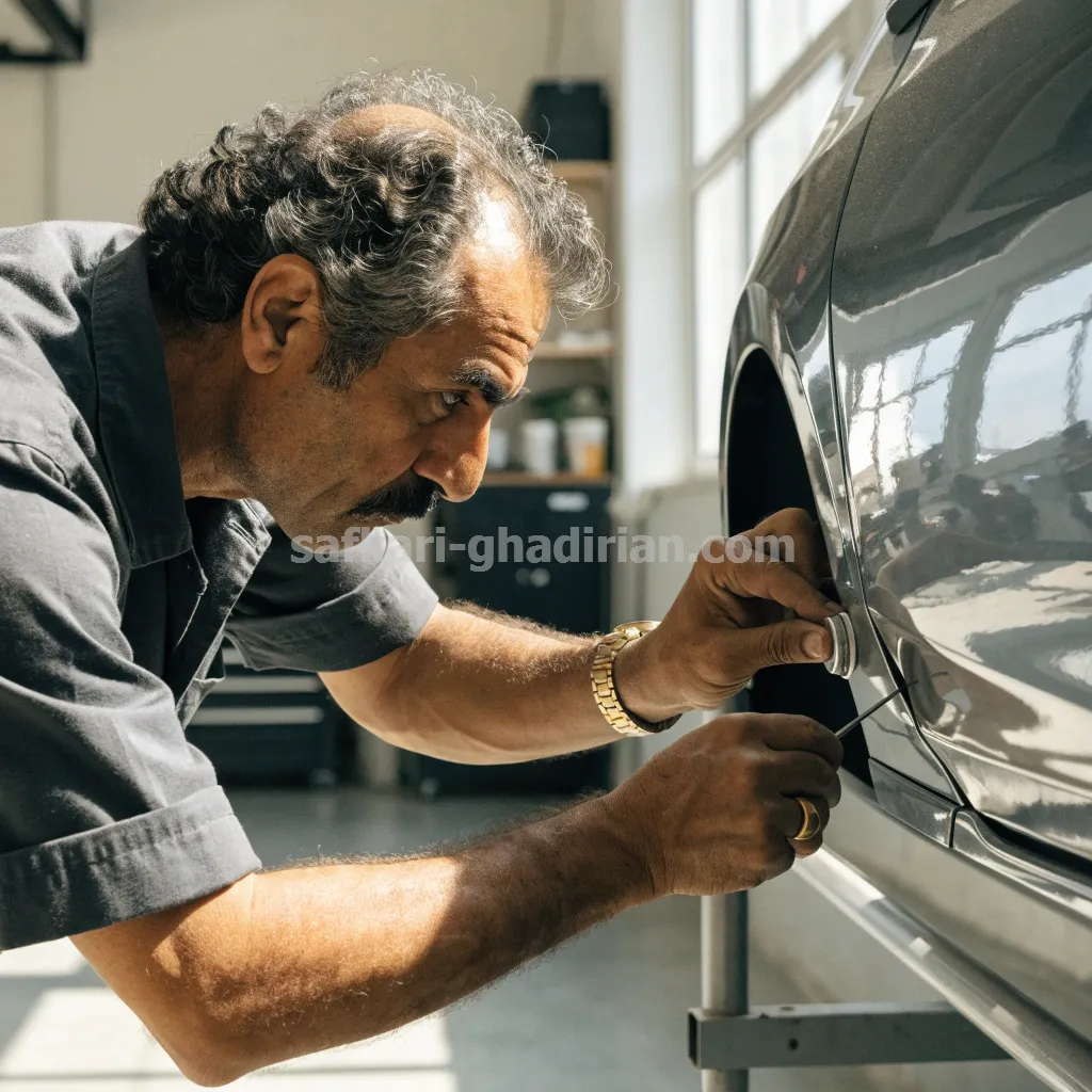 صافکاری و نقاشی خودرو برای ترمیم رکاب خودرو در تهران